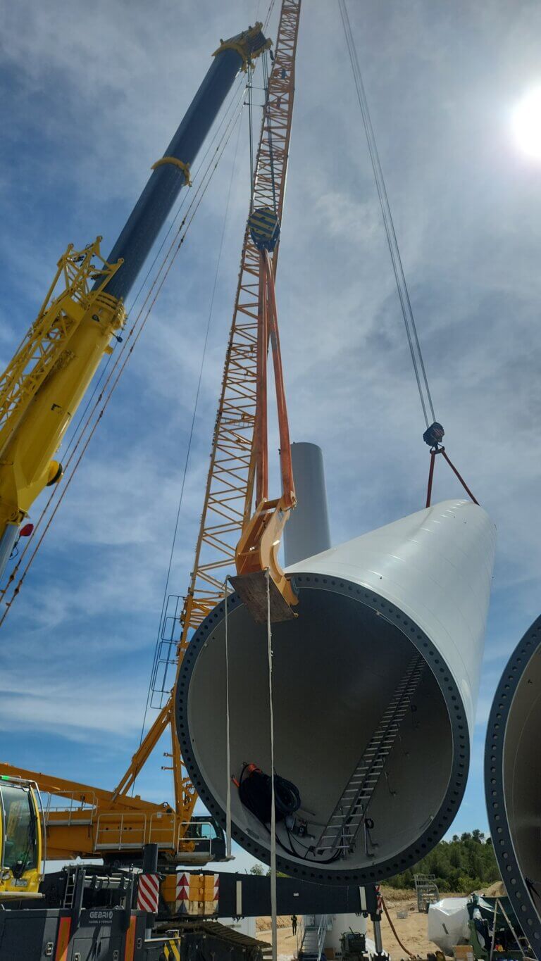 main assembly, section upending